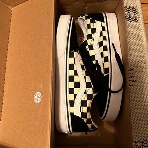 Vans low top checker board sneakers